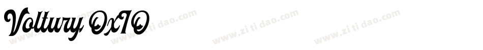Voltury-Ox7O字体转换