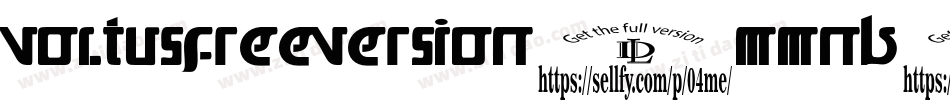 Voltusfreeversion-MmnB字体转换