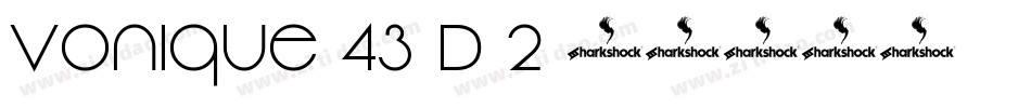 Vonique-43-D-2字体转换