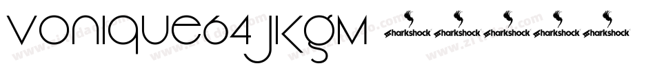 Vonique64-JKgM字体转换