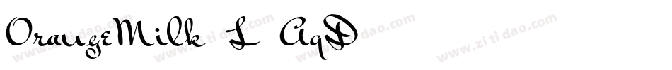 OrangeMilk-L3AqD字体转换