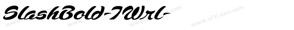 SlashBold-7Wrl字体转换