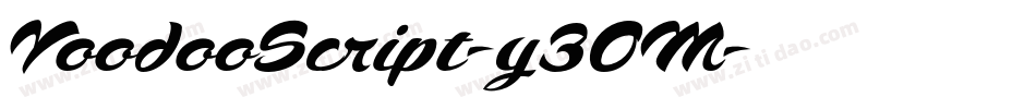 VoodooScript-y3OM字体转换