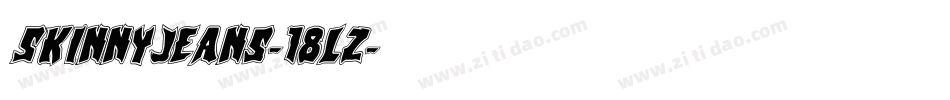 SkinnyJeans-18lZ字体转换
