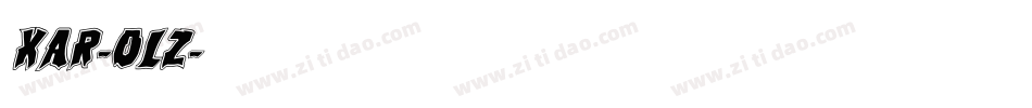 Xar-oLz字体转换