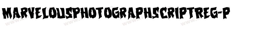 MarvelousPhotographScriptReg-p79rO字体转换
