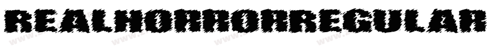 RealhorrorRegular-M9BB字体转换