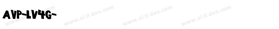 Avp-LV4g字体转换 Avp-LV4g字体转换