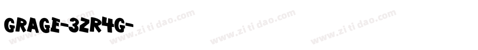 Grage-3zR4G字体转换 Grage-3zR4G字体转换