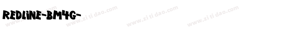 Redline-BM4G字体转换 Redline-BM4G字体转换