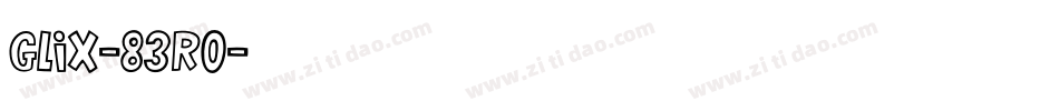 Glix-83r0字体转换