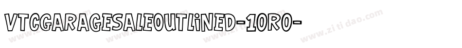 VtcGaragesaleoutlined-10R0字体转换