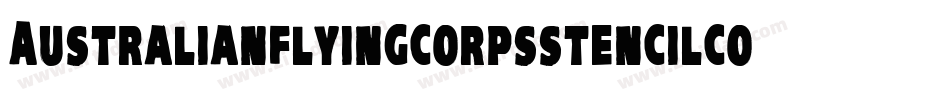 Australianflyingcorpsstencilco-epnm字体转换