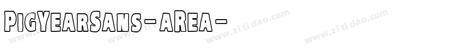 PigYearSans-aRea字体转换