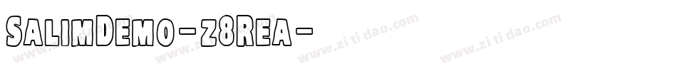 SalimDemo-z8Rea字体转换