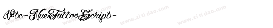 Vtc-NueTattooScript字体转换
