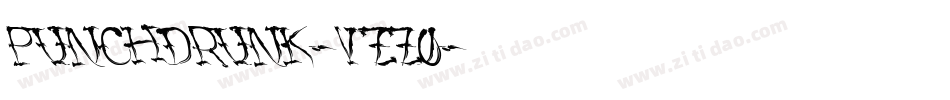 PunchDrunk-VzZ0字体转换