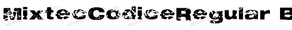 MixtecCodiceRegular-B785字体转换