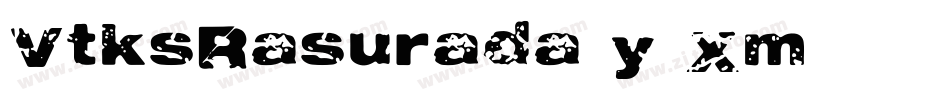 VtksRasurada-y1Xm字体转换