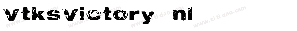 VtksVictory-6nl1字体转换