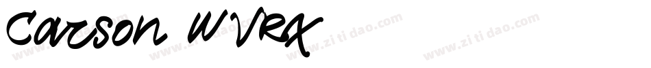 Carson-wVRx字体转换 Carson-wVRx字体转换