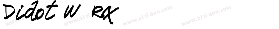 Didot-w5Rx字体转换