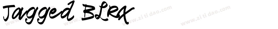 Jagged-BLRx字体转换