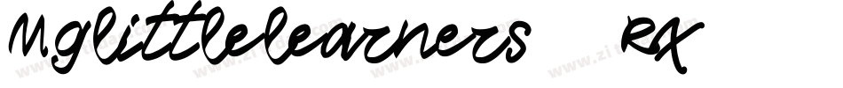 Mglittlelearners-56Rx字体转换 Mglittlelearners-56Rx字体转换