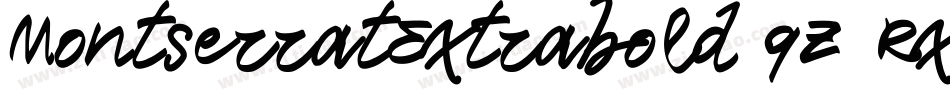 MontserratExtrabold-qZ7Rx字体转换