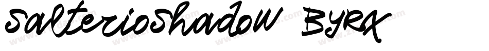 SalterioShadow-BYRx字体转换
