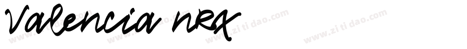 Valencia-nRx10字体转换