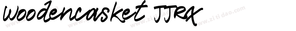 Woodencasket-JJRx字体转换