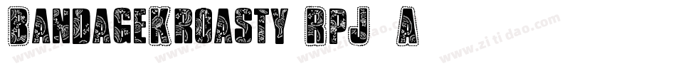 BandageKroasty-RpJ0A字体转换