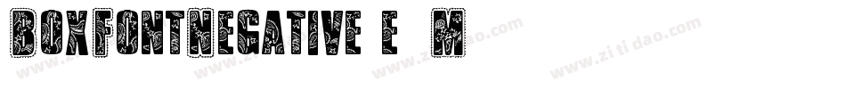 BoxFontNegative-e2M3字体转换
