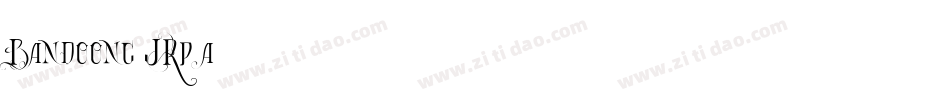 Bandoong-JRp6a字体转换