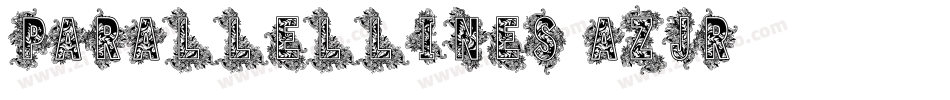 ParallelLines-aZjR字体转换 ParallelLines-aZjR字体转换