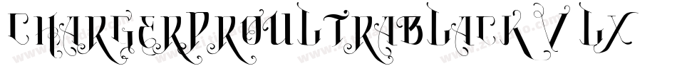 ChargerProUltrablack-V5lx字体转换