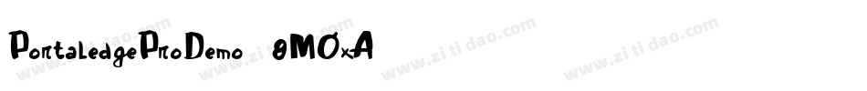 PortaledgeProDemo-8MOxA字体转换