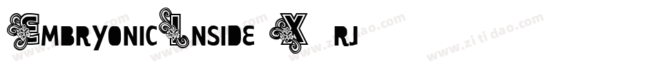 EmbryonicInside-X3rj字体转换