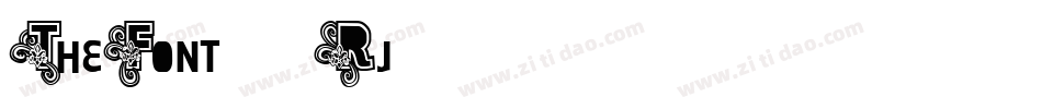 TheFont-19Rj字体转换