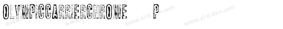 OlympicCarrierChrome-2p98字体转换