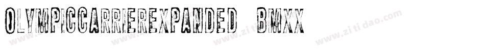 OlympicCarrierExpanded-BMxx字体转换