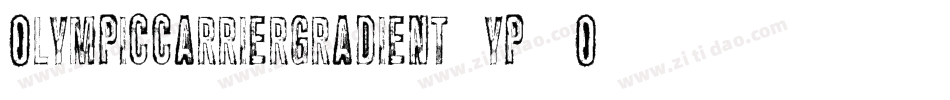 OlympicCarrierGradient-Yp7o字体转换