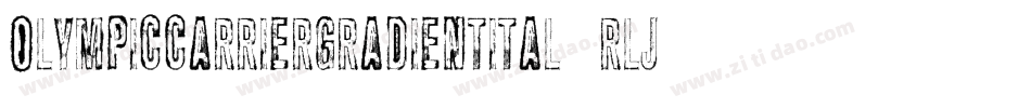 OlympicCarrierGradientItal-rLj7字体转换
