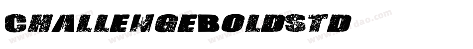 ChallengeBoldStd字体转换