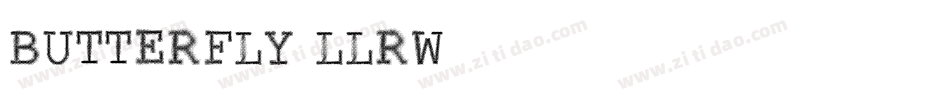 Butterfly-LlRW字体转换