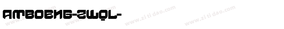 Amboeng-zWql字体转换