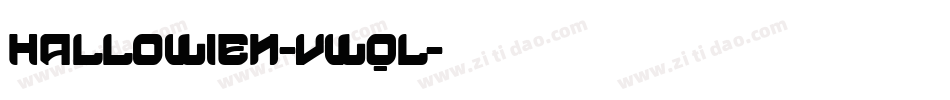 Hallowien-VWql字体转换