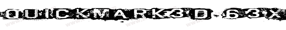 Quickmark3D-63XA字体转换 Quickmark3D-63XA字体转换