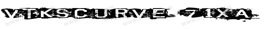 VtksCurve-71XA字体转换 VtksCurve-71XA字体转换